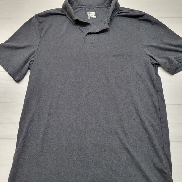 32 DEGREES COOL Mens Dark Gray Polo Collared Shirt Size Small - Picture 3 of 4